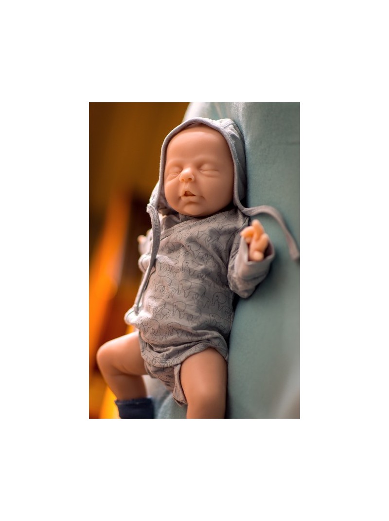 Bebé Reborn de Silicona 46 cm dormido (por encargo)